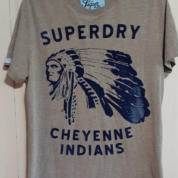 Superdry Cheyenne Indians Unisex T-Shirt - Picture 2 of 5